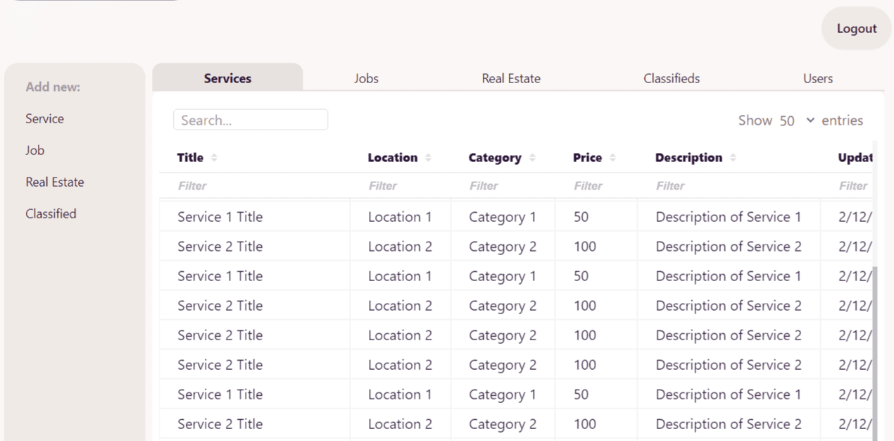 Svelte Admin Dashboard